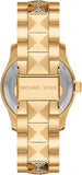 Michael Kors Runway Three Hand Brown Dial Two Tone Steel Strap Watch For Women - MK7389 Buy Now By Michael Kors