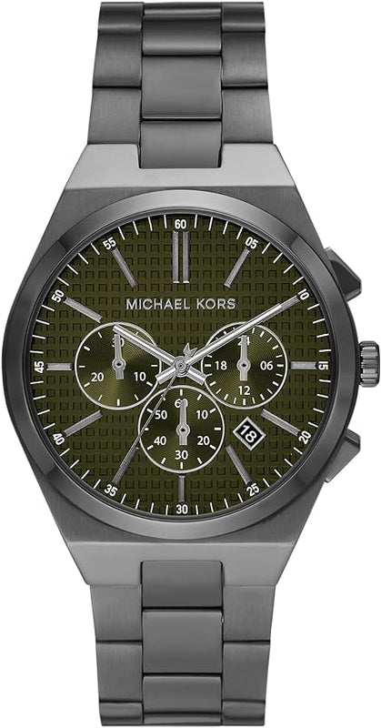 Michael Kors Lennox Chronograph Black Dial Black Steel Strap Watch For Men - MK9146 Buy Now By Michael Kors