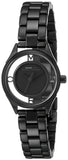 Marc Jacobs Tether Transparent Black Dial Black Steel Strap Watch for Women - MBM3419 Buy Now By Marc Jacobs
