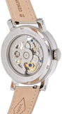 Fossil Boyfriend Automatic Skeleton Silver Dial White Leather Strap Watch for Women - ME3069 Buy Now By Fossil