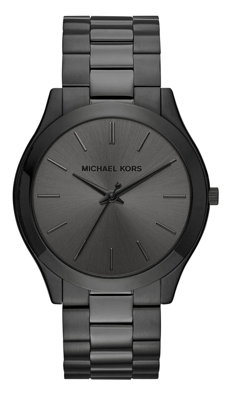 🎁 Michael Kors Slim Runway Black Dial Black Steel Strap Watch for Men - MK8507 (100% off) Authentic Buy Shop Now
