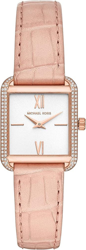 Michael Kors Lake Quartz White Dial Pink Leather Strap Watch For Women - MK2763 Buy Now By Michael Kors