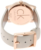 Calvin Klein City Silver Dial White Leather Strap Watch for Women - K2G236X6 Buy Now By Calvin Klein