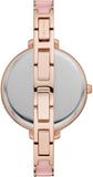 Michael Kors Jaryn Analog Rose Gold Dial Pink Steel Strap Watch For Women - MK4545 Buy Now By Michael Kors