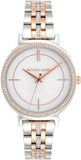 Michael Kors Cinthia Mother of Pearl Dial Two Tone Steel Strap Watch For Women - MK3831 Buy Now By Michael Kors