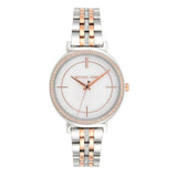Michael Kors Cinthia Mother of Pearl Dial Two Tone Steel Strap Watch For Women - MK3831 Buy Now By Michael Kors