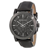 Burberry The City Black Dial Black Leather Strap Watch for Men - BU9364 Buy Now By Burberry
