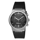 Salvatore Ferragamo Sapphire Chrono Black Dial Black Silicone Strap Watch for Men - SFME00121 Buy Now By Salvatore Ferragamo