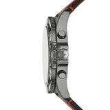 Fossil Garrett Chronograph Grey Dial Brown Leather Strap Watch for Men - FS5770 Buy Now By Fossil