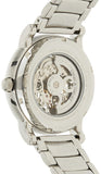 Emporio Armani Meccanico Skeleton Silver Dial Silver Steel Strap Watch For Men - AR1980 Buy Now By Emporio Armani