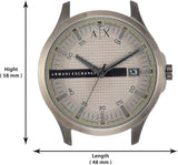 Armani Exchange Hampton Chronograph Grey Dial Grey Steel Strap Watch For Men - AX2194 Buy Now By Armani Exchange