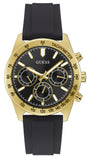 Guess Sport Multifunctional Black Dial Black Rubber Strap Watch for Men - GW0332G2 Buy Now By Guess