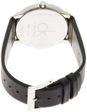 Calvin Klein Minimalist White Dial Black Leather Strap Watch for Men - K3M211C6 Buy Now By Calvin Klein