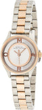 Marc Jacobs Tether Transparent White Dial Two Tone Steel Strap Watch for Women - MBM3418 Buy Now By Marc Jacobs