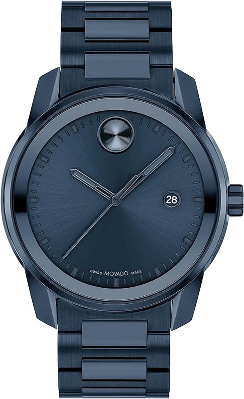 Movado Bold Verso Blue Dial Blue Steel Strap Watch for Men - 3600862 Buy Now By Movado