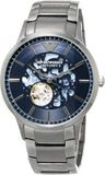 Emporio Armani Renato Automatic Blue Dial Grey Steel Strap Watch For Men - AR60056 Buy Now By Emporio Armani