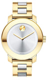 Movado Bold Silver Dial Two Tone Steel Strap Watch for Women - 3600129 Buy Now By Movado
