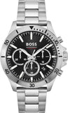 Hugo Boss Troper Chronograph Blue Dial Silver Steel Strap Watch For Men - 1514057 Buy Now By Hugo Boss
