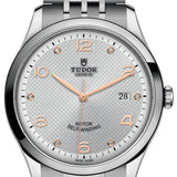 Tudor 1926 Automatic Diamonds Silver Dial Silver Steel Strap Watch for Men - M91650-0003 Buy Now By Tudor