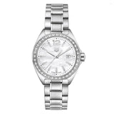 Tag Heuer Formula 1 Diamonds Mother of Pearl White Dial Silver Steel Strap Watch for Women - WBJ141A.BA0664 Buy Now By Tag Heuer