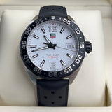 Tag Heuer Formula 1 Quartz White Dial Black Rubber Strap Watch for Men - WAZ1111.FT8023 Buy Now By Tag Heuer