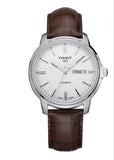 Tissot Automatics III Steel White Dial Brown Leather Strap Watch For Men - T065.430.16.031.00 Buy Now By Tissot