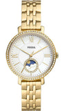 Fossil Jacqueline Moonphase Mother of Pearl Dial Gold Steel Strap Watch for Women - ES5167 Buy Now By Fossil