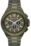 Michael Kors Lennox Chronograph Green Dial Green Steel Strap Watch For Men - MK9103 Buy Now By Michael Kors