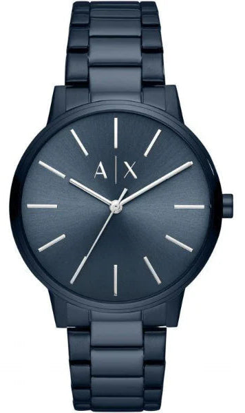Armani Exchange Cayde Analog Blue Dial Blue Steel Strap Watch For Men - AX2702 Buy Now By Armani Exchange