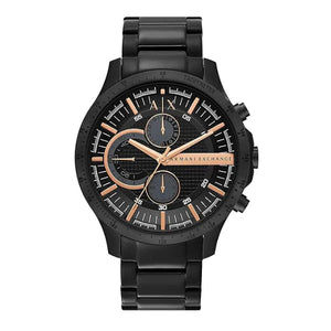 Armani Exchange Chronograph Black Dial Black Steel Strap Watch For Men - AX2429 Buy Now By Armani Exchange