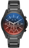 Armani Exchange Drexler Chronograph Black Dial Black Steel Strap Watch For Men - AX2615 Buy Now By Armani Exchange