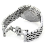 Emporio Armani Franco Black Dial Silver Steel Strap Watch For Men - AR0373 Buy Now By Emporio Armani