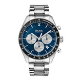 Hugo Boss Chronograph Blue Dial Silver Steel Strap Watch for Men - 1513630 Buy Now By Hugo Boss