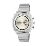 Gucci Grip Collection Quartz Silver Dial Silver Steel Strap Watch For Men - YA157302 Buy Now By Gucci