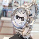 Maserati Circuito Chronograph Silver Dial Silver Steel Strap Watch For Men - R8873627005 Buy Now By Maserati