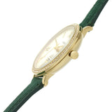 Fossil Jacqueline Multifunction Moonphase Mother of Pearl White Dial Green Leather Strap Watch for Women - ES5244 Buy Now By Fossil