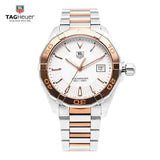 Tag Heuer Aquaracer Quartz White Dial Silver Strap Watch for Men - WAY1150.BD0911 Buy Now By Tag Heuer