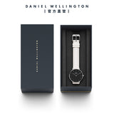 Daniel Wellington Classic Petite Bondi Black Dial White Leather Strap Watch For Women - DW00100284 Buy Now By Daniel Wellington