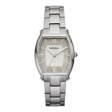 Fossil Wallace Designer Silver Dial Silver Steel Strap Watch for Women - ES3057 Buy Now By Fossil