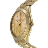 Michael Kors Slim Runway Gold Dial Two Tone Gold Strap Watch for Women - MK4285 Buy Now By Michael Kors