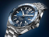 Tag Heuer Formula 1 Bucherer Blue Edition Blue Dial Silver Steel Strap Watch for Men - WAZ2015.BA0842 Buy Now By Tag Heuer