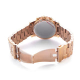 Michael Kors Runway Chronograph Purple Dial Rose Gold Steel Strap Watch For Women - MK6163 Buy Now By Michael Kors