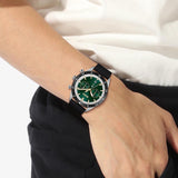 Hugo Boss Santiago Green Dial Black Nylon Strap Watch for Men - 1513936 Buy Now By Hugo Boss