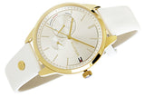 Tommy Hilfiger Brooklyn Quartz White Dial White Leather Strap Watch for Women - 1782018 Buy Now By Tommy Hilfiger