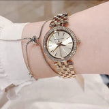 Michael Kors Darci Gold Dial with Diamonds Gold Steel Strap Watch for Women - MK3295 Buy Now By Michael Kors