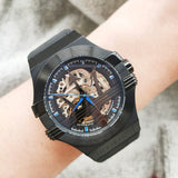 Maserati Potenza Automatic Black Dial Black Leather Strap Watch For Men - R8821108009 Buy Now By Maserati