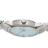 Calvin Klein City Mother of Pearl Blue Dial Silver Steel Strap Watch for Women - K2G2314X Buy Now By Calvin Klein
