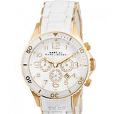 Marc Jacobs Rock Chronograph White Dial White Silicone Strap Watch for Women - MBM2546 Buy Now By Marc Jacobs