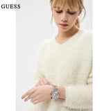 Guess Montauk Silver Dial Two Tone Steel Strap Watch For Women - W0933L6 Buy Now By Guess