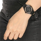 Marc Jacobs Tether Transparent Black Dial Black Leather Strap Watch for Women - MBM1379 Buy Now By Marc Jacobs